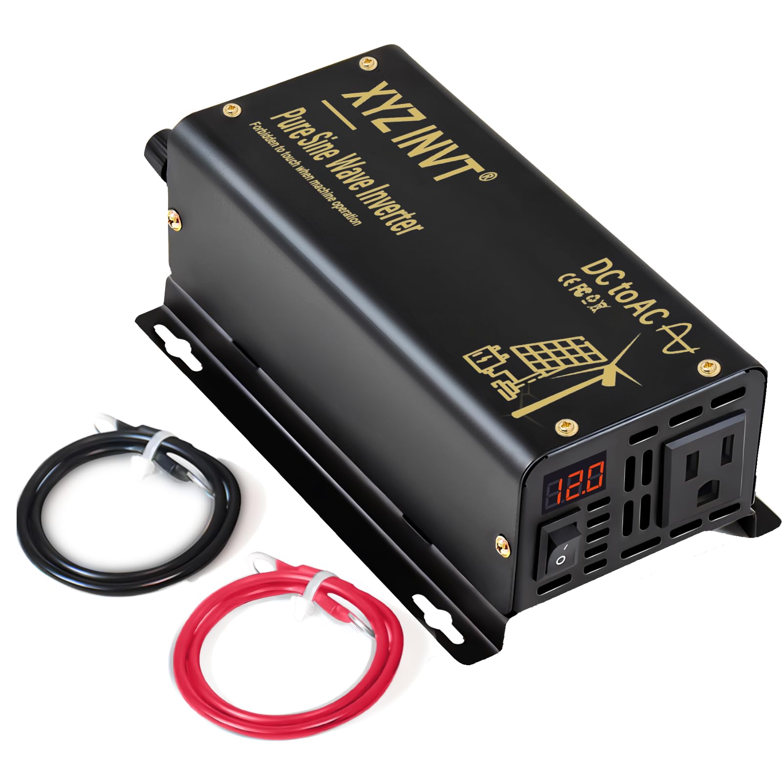 Amazon.com: XYZ INVT 300W Pure Sine Wave Inverter DC 12V to AC